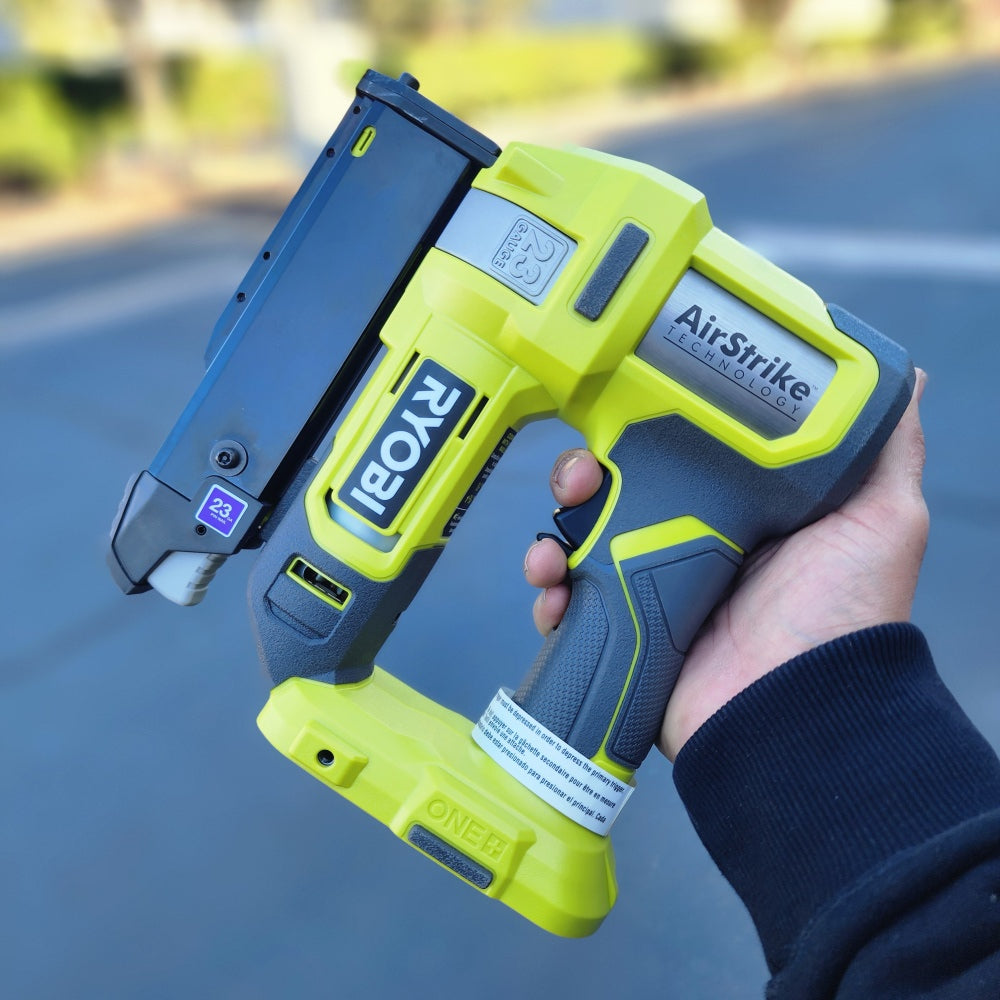 One + 18V Cordless Airstrike 23-Gauge Pin Nailer (Tool Only) One + 18V Cordless Airstrike 23-Gauge Pin Nailer (Tool Only)